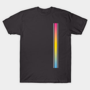 Pansexual Pride Gradient Stripe T-Shirt